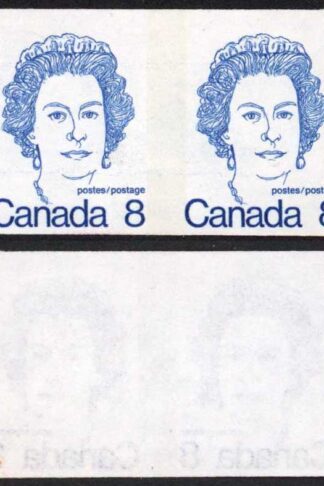 Canada Unitrade 604a 8c IMPERF PAIR (red mark bottom right) MNH Unitrade price