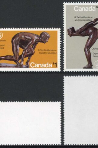 Canada Unitrade 656/7 1975 Olympic set MNH Unitrade price 9