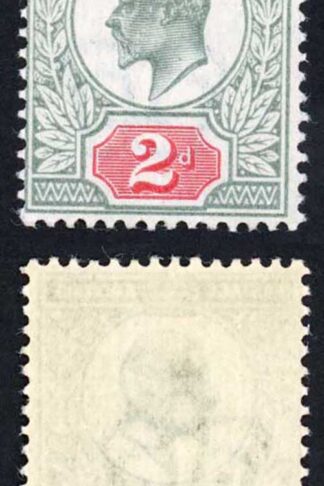 Spec M11(3) 1903 2d Pale Greyish Green and Scarlet-Vermilion U/M Cat 400 pounds