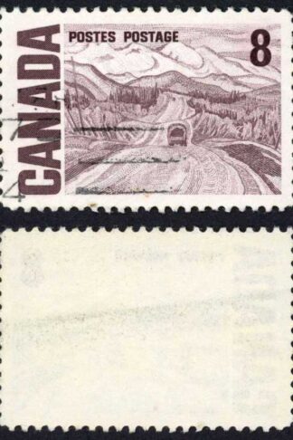 Canada Unitrade 461iii Plastic Flow variety Doubling of 8 used Unitrade price 60
