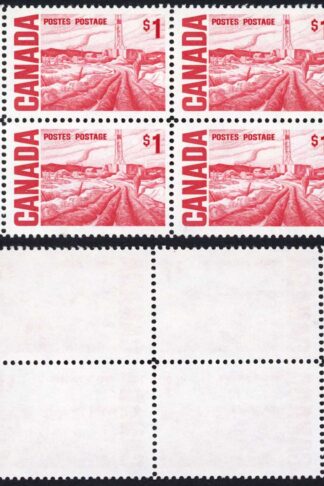 Canada Unitrade 465Biv One Dollar MF PVA Plate 2 MNH Unitrade price 100