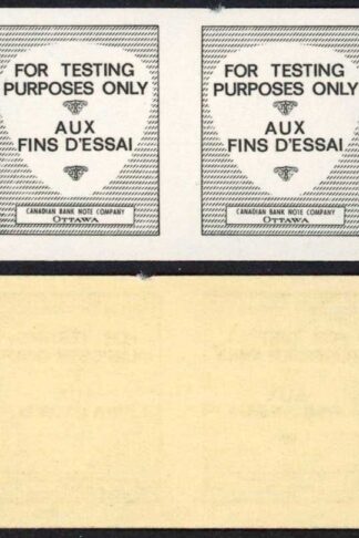 Canada 1967 CBN Test Coil IMPERF PAIR MNH Unitrade price 70
