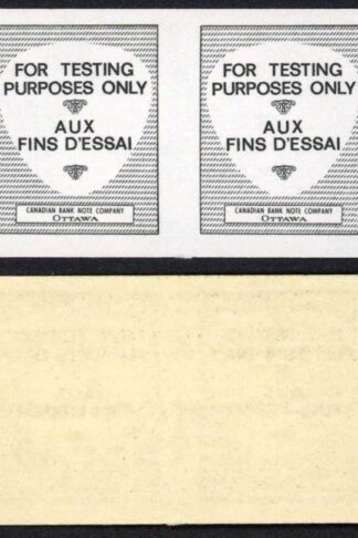 Canada 1967 CBN Test Coil IMPERF PAIR MNH Unitrade price 70