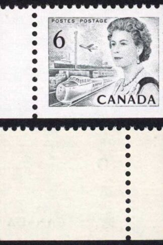 Canada Unitrade 460ii 6c Die 1 HB White DEX MNH Unitrade price 20