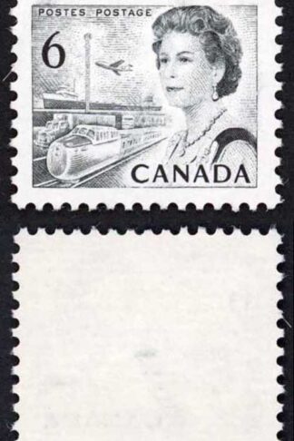 Canada Unitrade 460ii 6c Die 1 HB White DEX MNH Unitrade price 20