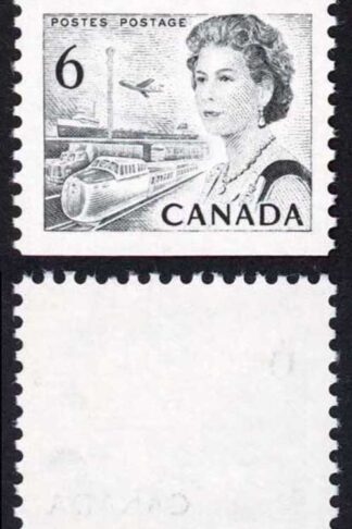 Canada Unitrade 460ii 6c Die 1 HB White DEX MNH Unitrade price 20
