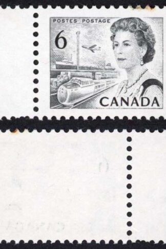 Canada Unitrade 460ii 6c Die 1 HB White DEX MNH Unitrade price 20