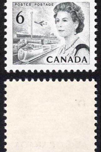 Canada Unitrade 460ii 6c Die 1 HB White DEX MNH Unitrade price 20