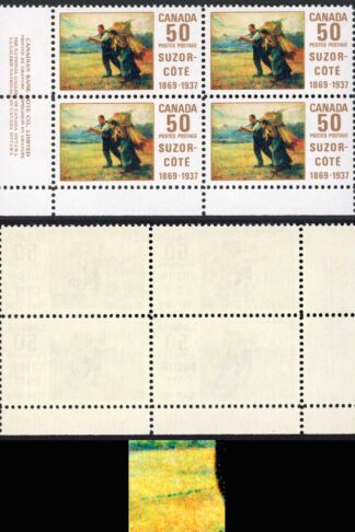Canada Unitrade 492i 50c Line from knee in PB MNH Unitrade price 50