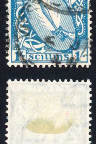 Ireland SG122 1/- light blue 2nd wmk Fine used Cat 25 pounds