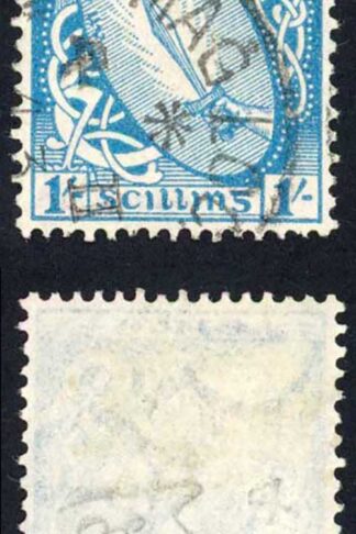 Ireland SG122 1/- light blue 2nd wmk Fine used Cat 25 pounds