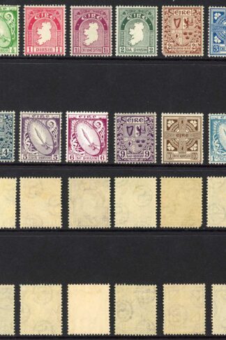 Ireland SG71/82 set of 12 Mounted Mint Cat 85 pounds