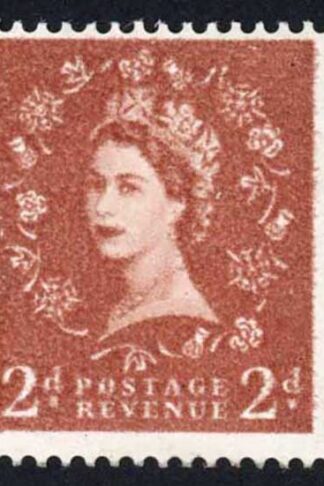 Dollis Hill 2d Light Red Brown No Wmk No Phosphor U/M