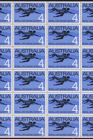 Australia BW470d/e/f Three Varieties in a Block of 24 U/M