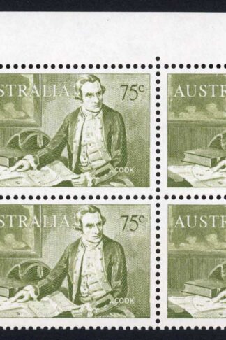 Australia 75c Navigator BW 462fb recutting at base State 3 U/M Toned