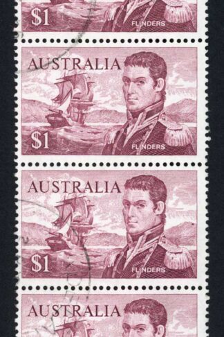 Australia SG401 One Dollars Navigator CDS Strip of 4
