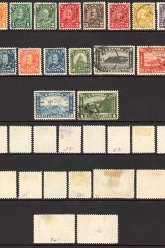 Canada SG288/303 1930 Set of 16 Cat 90 pounds