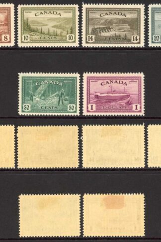 Canada SG401/6 Peace Set (no airmail stamp) M/M