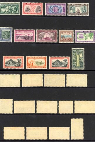 New Zealand SG613/25 1940 Set of 13 M/M Cat 75 pounds