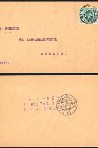 Natal 1906 cover sent 1/2d printed papers rate to Germany DURBAN pmk