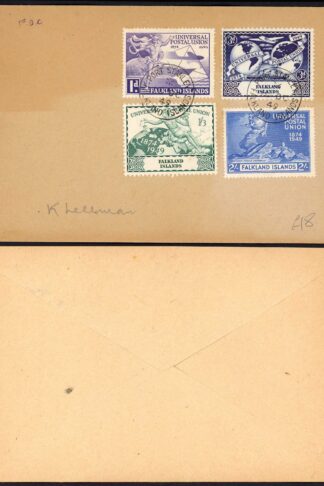 Falkland Is UPU Plain First Day Cover