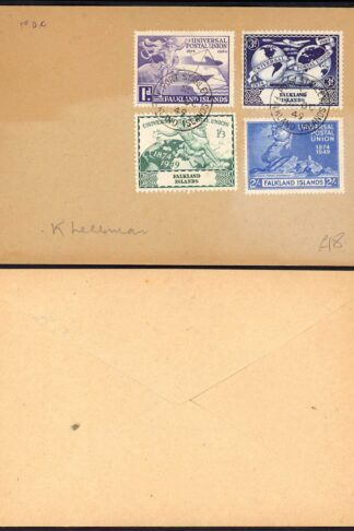 Falkland Is UPU Plain First Day Cover