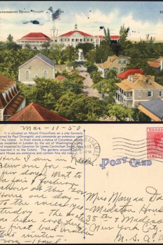 Bahamas KGVI 2d Cover