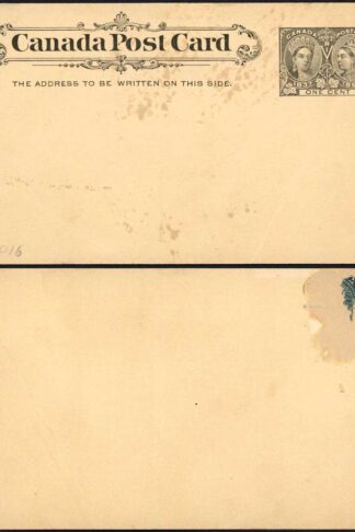 Canada 1c Jubilee Postal stationery