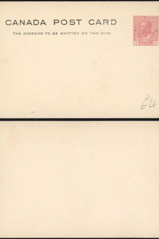 Canada 2c Admiral Postal stationery