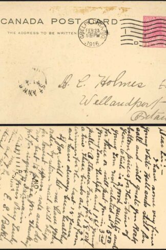 Canada 2c Admiral Postal stationery