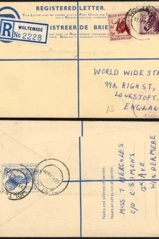 South Africa Uprated Postal Stationery