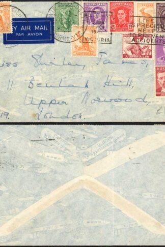 Australia KGVI Mixed franking Cover