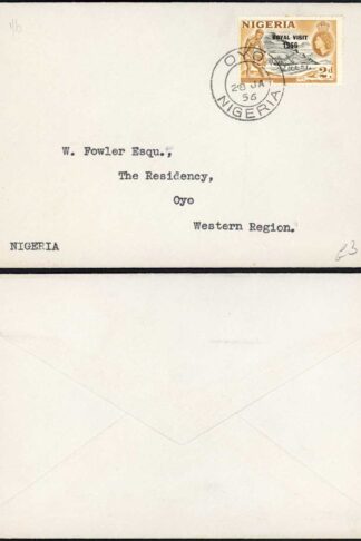Nigeria Royal Visit Cover