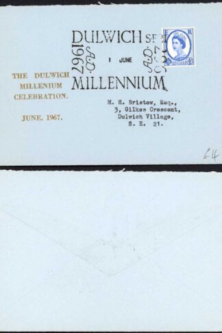 QEII 1967 Dulwich Millennium Celebration Cover