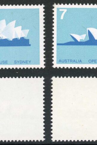 Australia SG556s 7c with colour shift to the left U/M with normal
