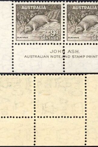 Australia SG173 9d Perf 14 x 13.5 M/M Ash Print Cat 18 pounds