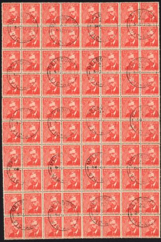 Australia SG225 2 1/2d Farrer Block of 80