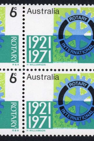 Australia BW557g Retouch to base of 6 U/M