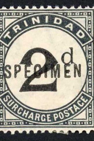 Trinidad SGD19 2d Post Due opt Specimen m/m