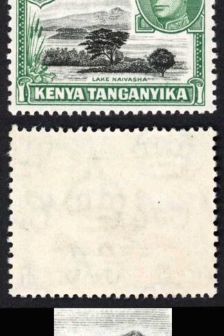 KUT SG135a 10c Black and Green Mountain Retouch U/M Cat 110 pounds