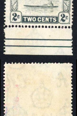 Brunei SG80 2c Grey Perf 14 Cat 12 pounds