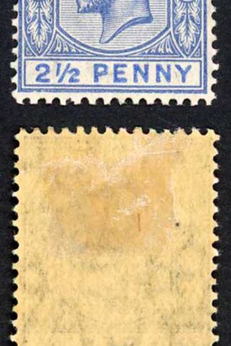 Bahamas SG84b 2 1/2d Deep Dull Blue Wmk MCA SLOPING 2 M/M Cat 275 pounds