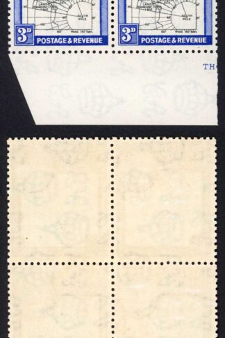 Falkland Is Dep SGG3a 2d Thick Map 50 Meridian Continues pass Vignette U/M