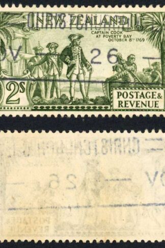 New Zealand SG568 2/- Perf 13.5 x 14 Single Wmk Cat 60 pounds
