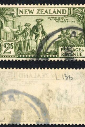New Zealand SG568 2/- Perf 13.5 x 14 Single Wmk Cat 60 pounds