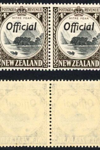New Zealand SGO126 4d Perf 14 x 13.5 U/M Opt OFFICIAL Cat 30 pounds