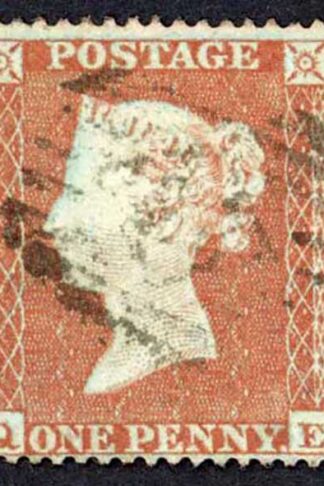 Penny Star (QE) C1 Plate 190 Fine used Cat 40 pounds