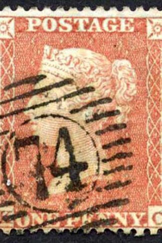 Penny Star (KC) C6 Plate 1 Fine used Cat 30 pounds