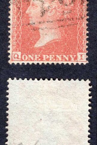Penny Star (QI) C4 Plate 3 Very Fine used Cat 150 pounds