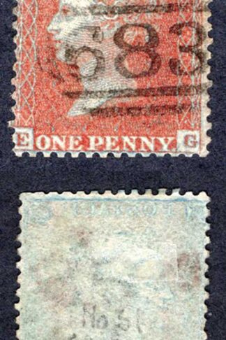 Penny Star (EG) C6 Plate 19 Very Fine used Cat 90 pounds